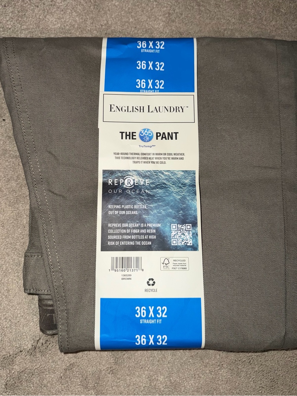 English Laundry Straight Fit Pants - Men’s 36x32 - Picture 5 of 5